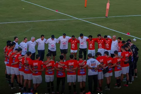 منتخب مصر يختتم تدريباته استعدادا لمواجهة إثيوبيا